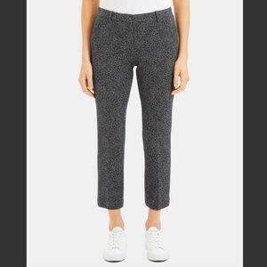 THEORY Wool Cashmere Tailor Trouser Crop Pants 10